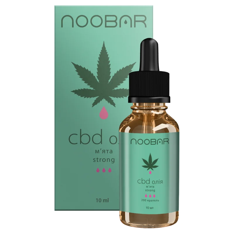 CBD Масло Mint Majesty 35%: 3500 мг, 10 мл (Двойной Дозатор)